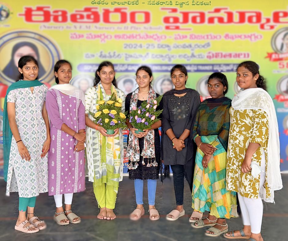 Girl toppers honored at school event